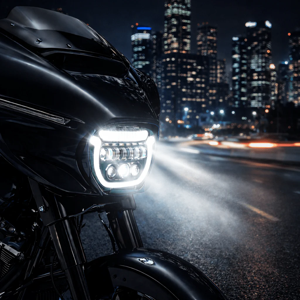 Eagle Lights LED Headlight Kit for 2023 - 2026 Harley-Davidson® Street Glide with Halo Ring - Image 4