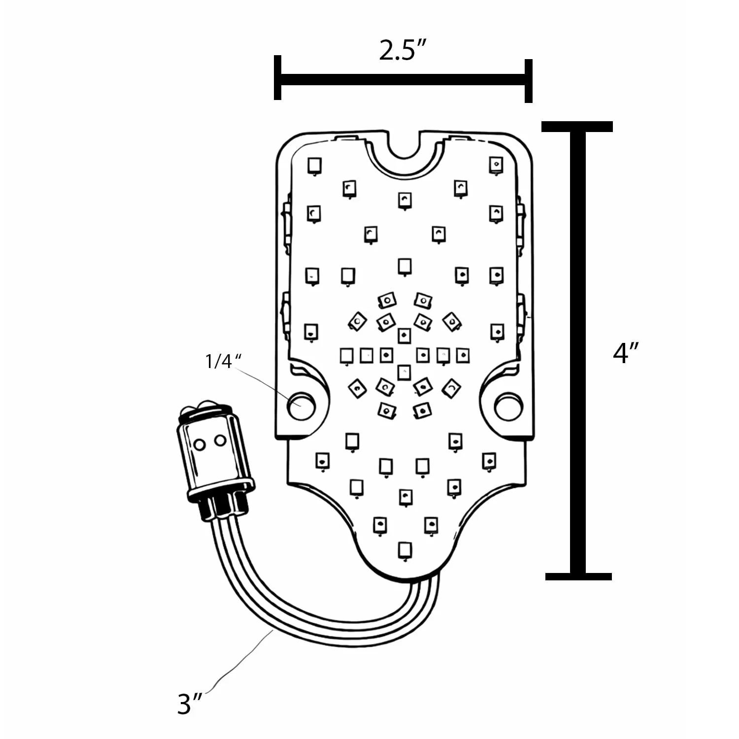 Eagle Lights LED Tombstone Running and Brake Light Replacement for Harley-Davidson® Deluxe and Springer Models - Image 6