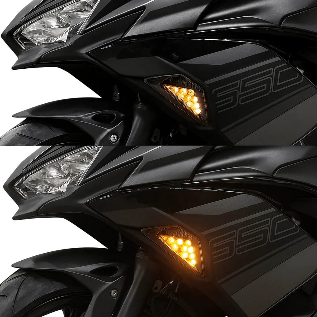 Eagle Lights LED Turn Signals with Smoked Lens for 2013 to Current Kawasaki Ninja 250 300 400 650 1000 Z1000SX ZX-6R - Image 2