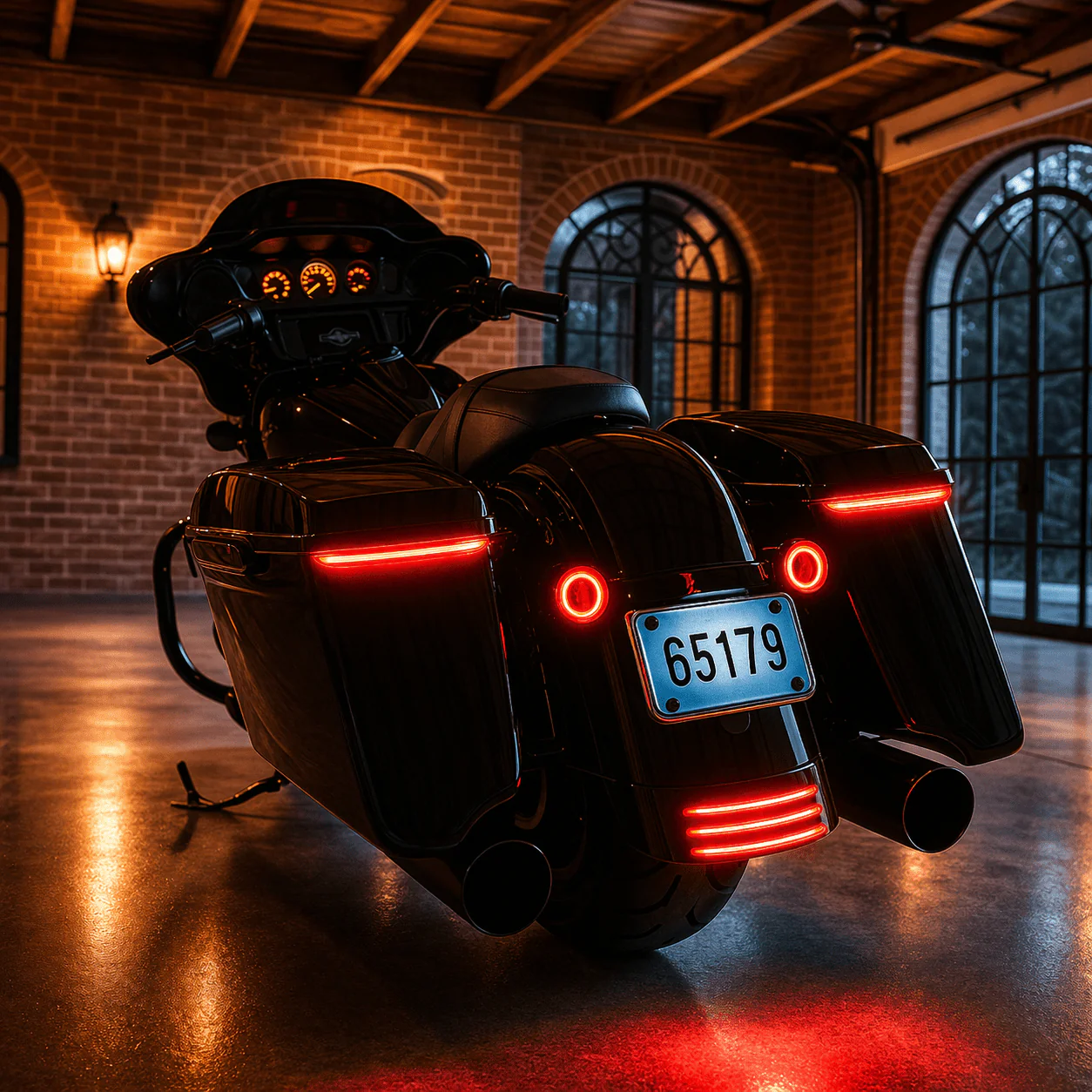 Eagle Lights Low Profile Saddlebag LED Tail Lights with Sequential Turn Signals, Running Lights and Brake Lights for 2014 to Current Harley-Davidson® Touring Models - Image 5