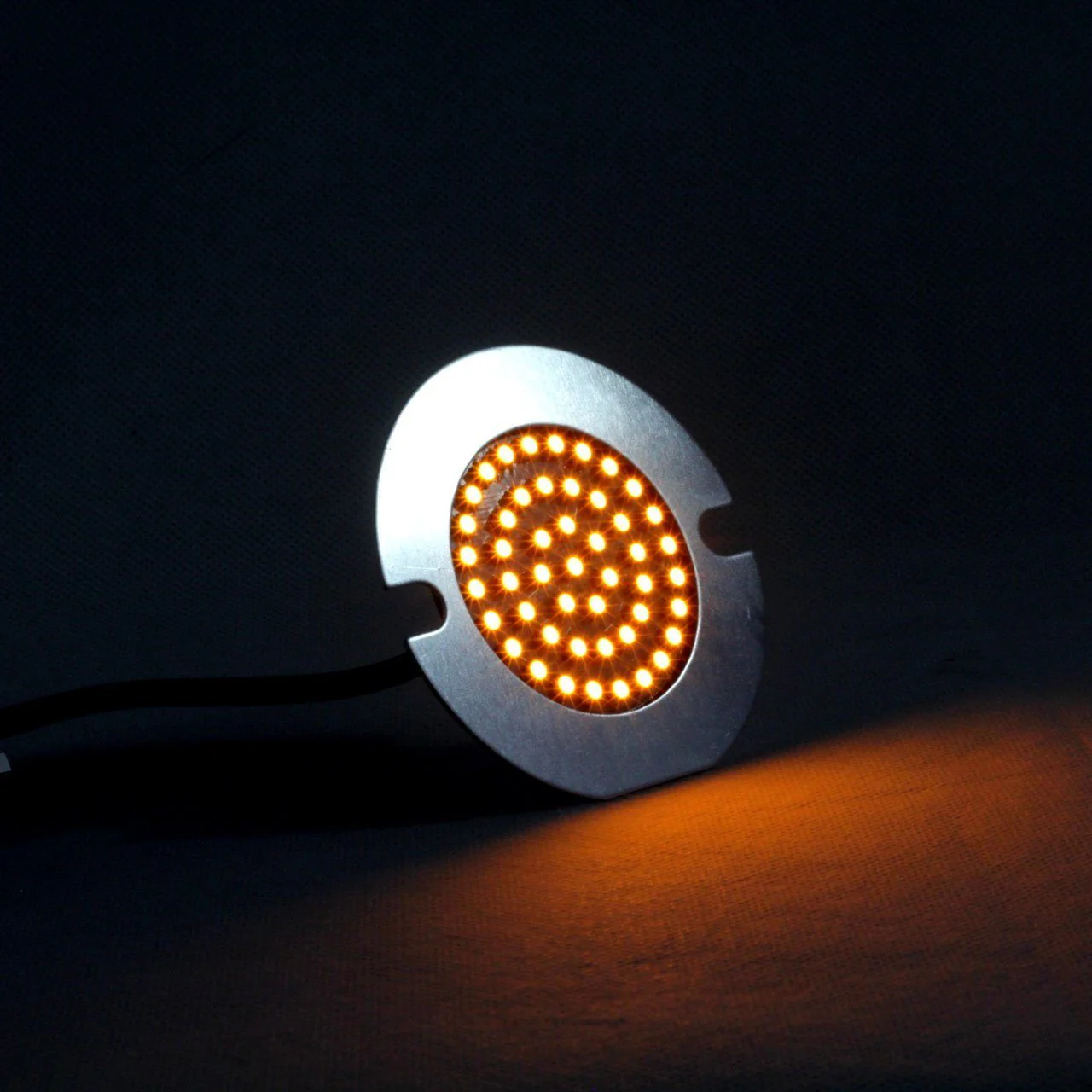 Eagle Lights Midnight Edition 3 1/4" LED Front Turn Signals with Running Lights For Harley-Davidson® Motorcycles - Image 4