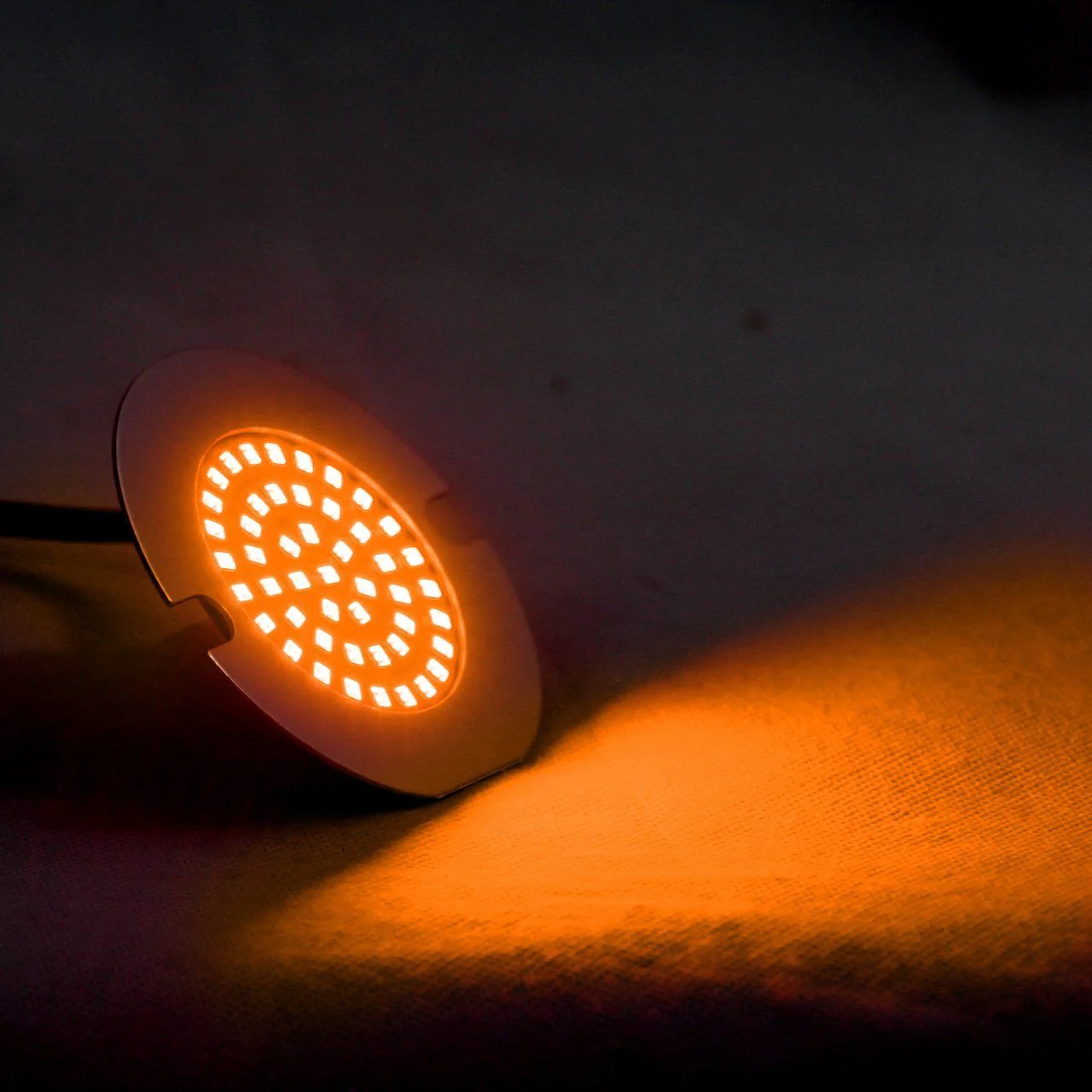 Eagle Lights Midnight Edition 3 1/4" LED Rear Turn Signals For Harley-Davidson® Motorcycles - Flat Style / 1156 Base - Image 3