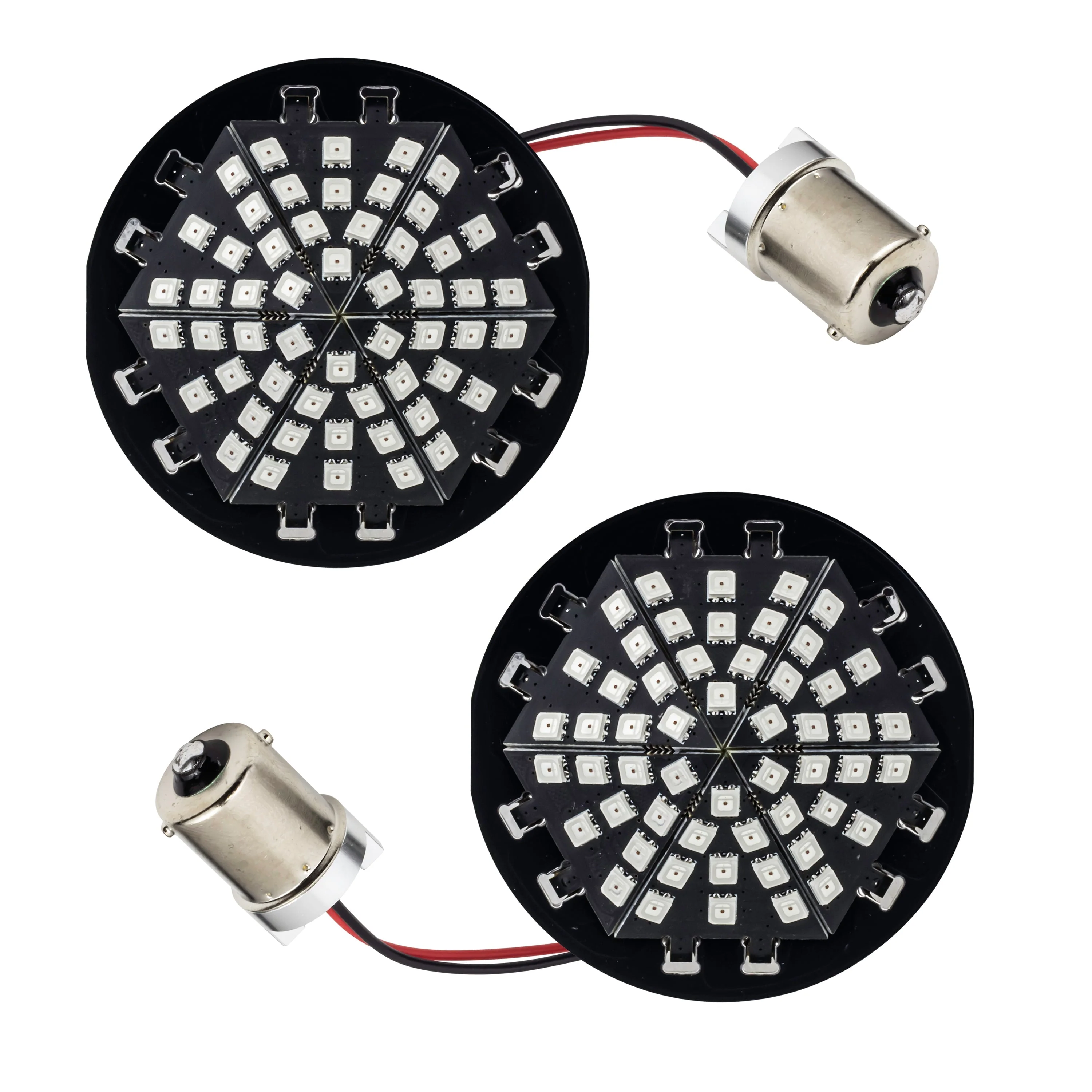 Eagle Lights Midnight Edition Generation III LED Premium Red Rear Turn Signals for Harley-Davidson® Motorcycles - 1156 Base - Image 4