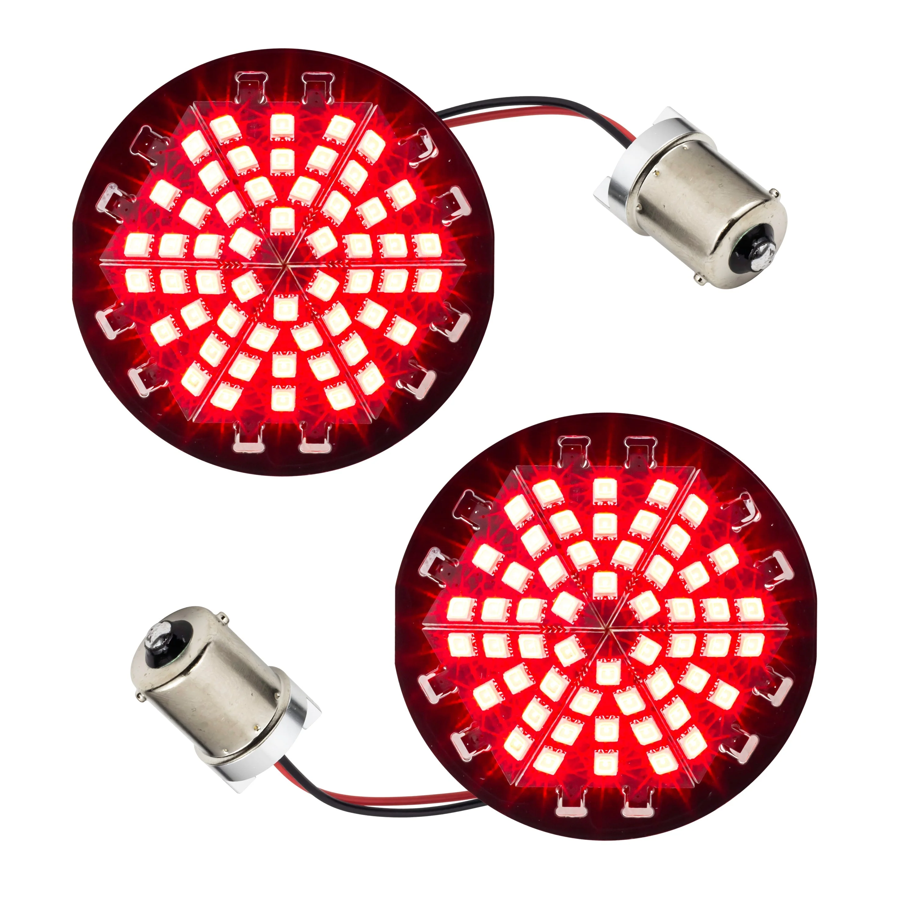 Eagle Lights Midnight Edition Generation III LED Premium Red Rear Turn Signals for Harley-Davidson® Motorcycles - 1156 Base - Image 3
