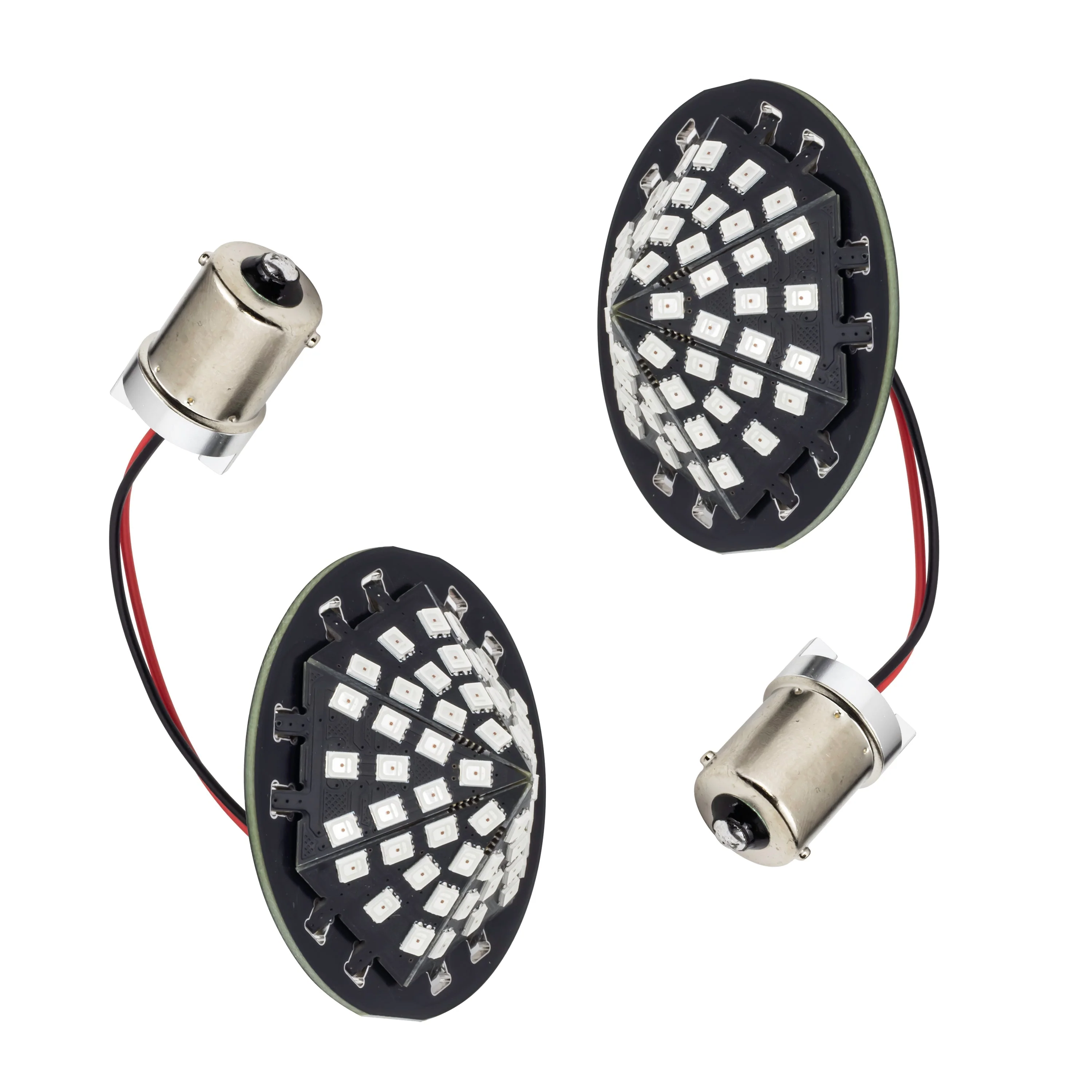 Eagle Lights Midnight Edition Generation III LED Premium Red Rear Turn Signals for Harley-Davidson® Motorcycles - 1156 Base - Image 5