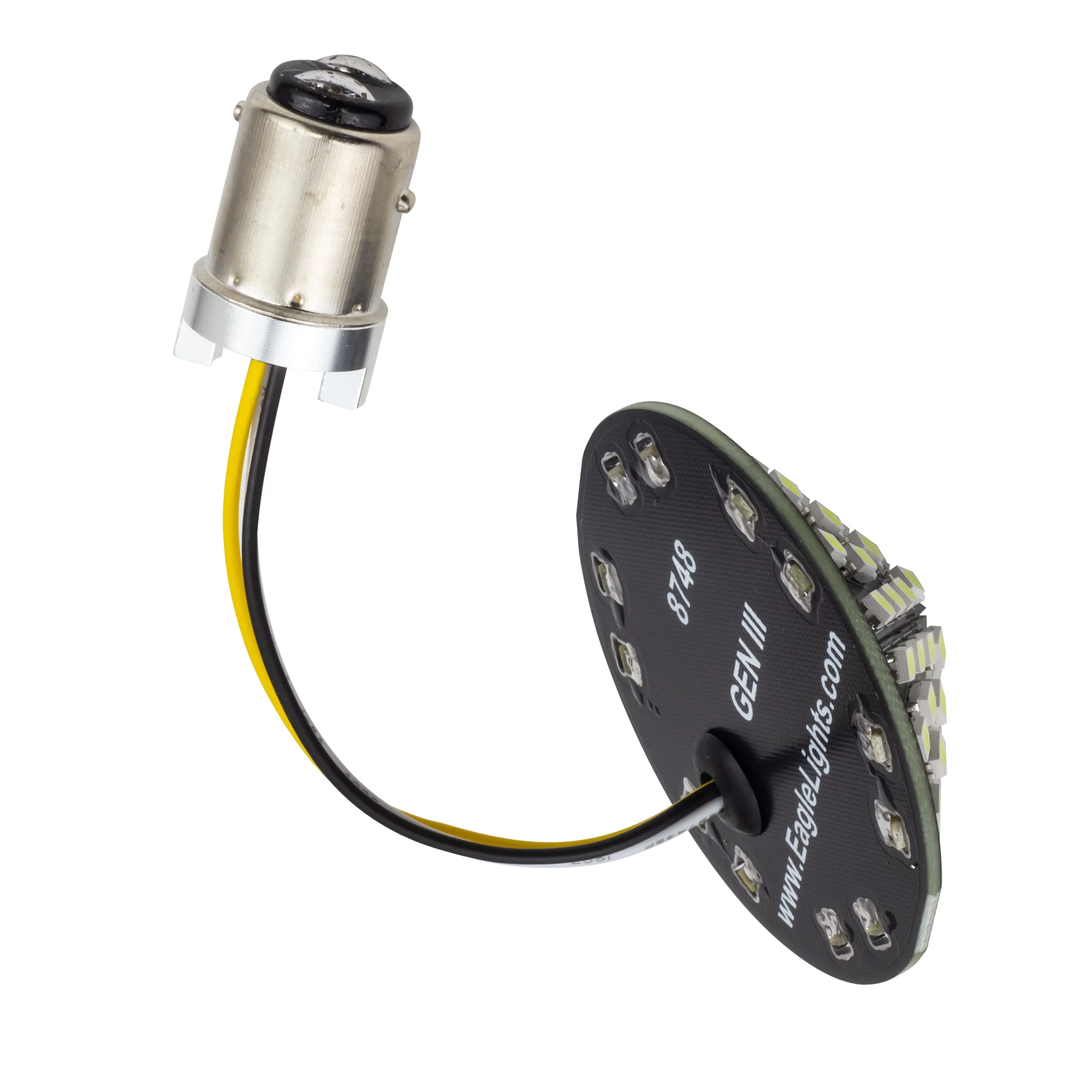 Eagle Lights Midnight Edition Generation III Premium LED Front Turn Signals with Full Running Light for Harley-Davidson® Motorcycles - Image 8