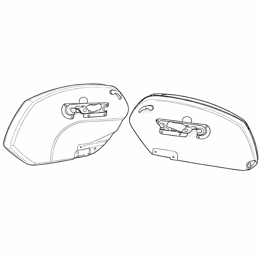 Eagle Lights Midnight Edition Saddlebags for 2022 - 2025 Low Rider S - Easy Bolt On Installation - Image 12