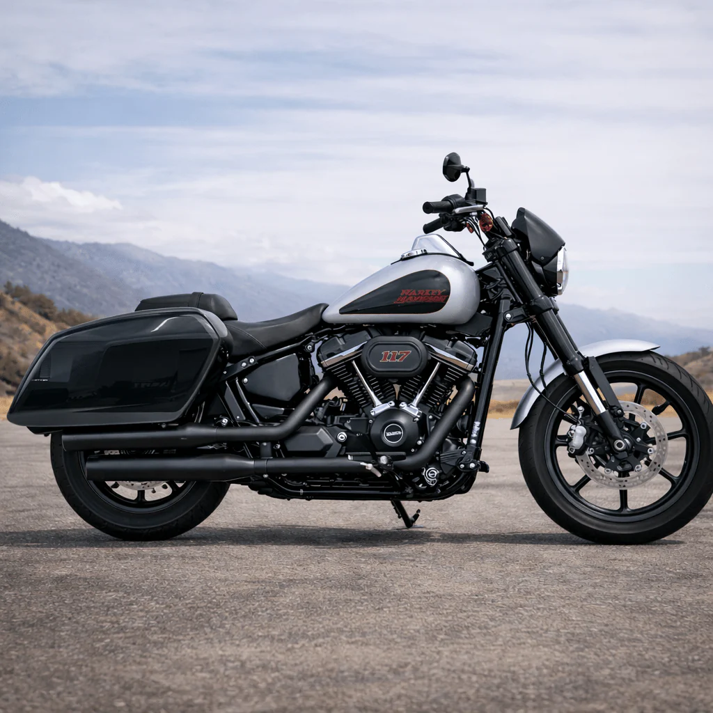 Eagle Lights Midnight Edition Saddlebags for 2022 - 2025 Low Rider S - Easy Bolt On Installation - Image 4