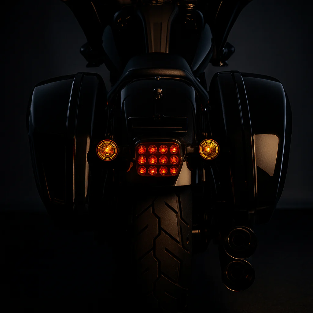 Eagle Lights Midnight Edition Saddlebags for 2022 - 2025 Street Bob - Bolt On Installation - Image 8