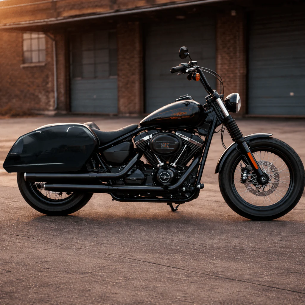 Eagle Lights Midnight Edition Saddlebags for 2022 - 2025 Street Bob - Bolt On Installation - Image 3