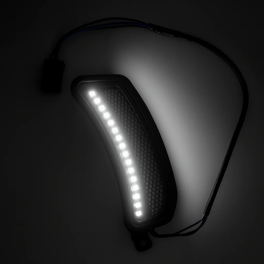 Eagle Lights Midnight Edition Vent Insert LED Running Lights and Turn Signals for Harley-Davidson® Low Rider ST Models - Image 2
