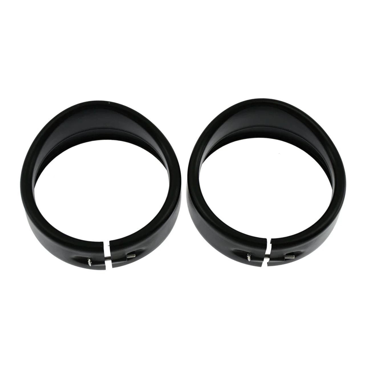Eagle Lights 4.5" Auxiliary Light Visor Frenched Style Passing Lamp Trim Ring For Harley-Davidson® Motorcycles - Image 3