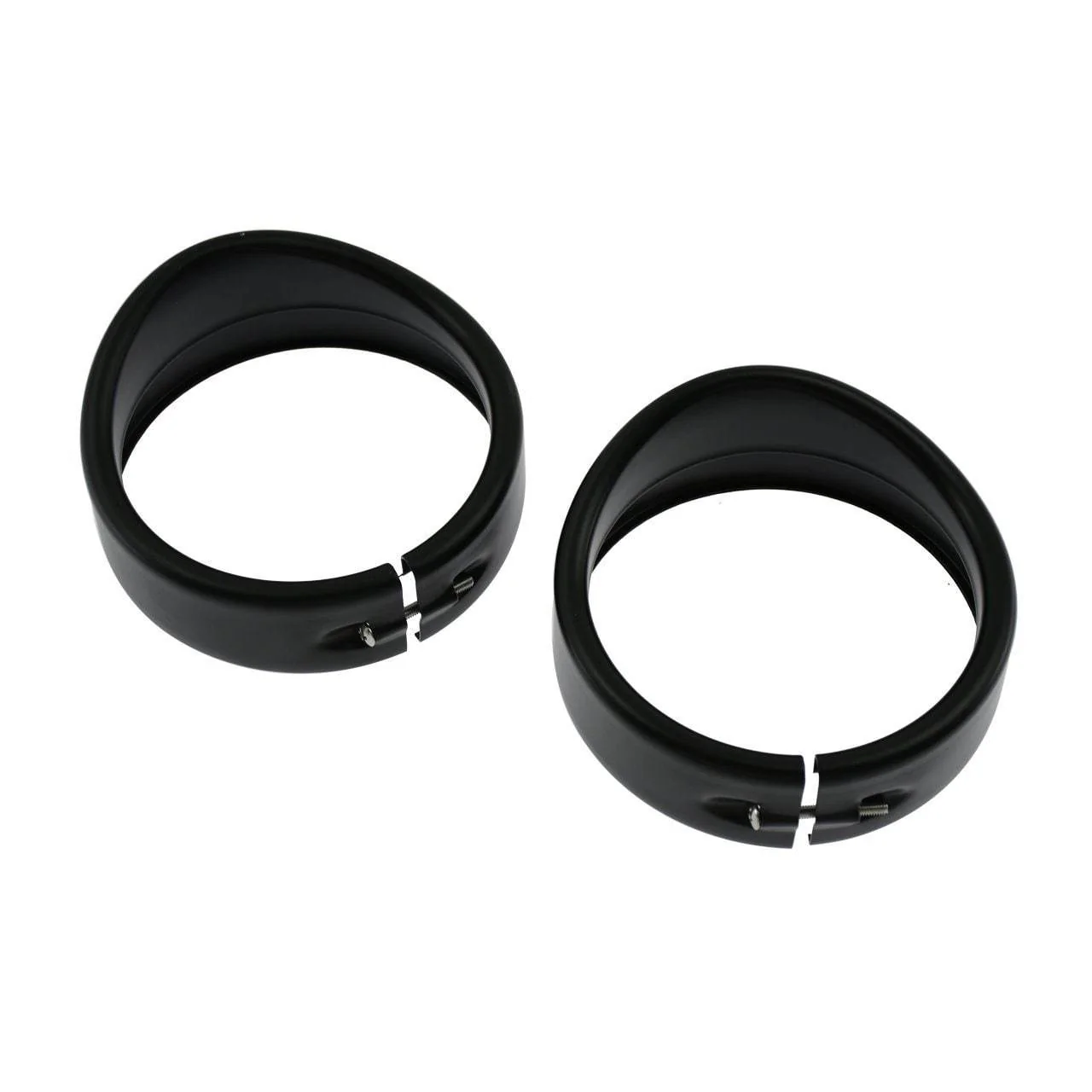 Eagle Lights 4.5" Auxiliary Light Visor Frenched Style Passing Lamp Trim Ring For Harley-Davidson® Motorcycles - Image 4