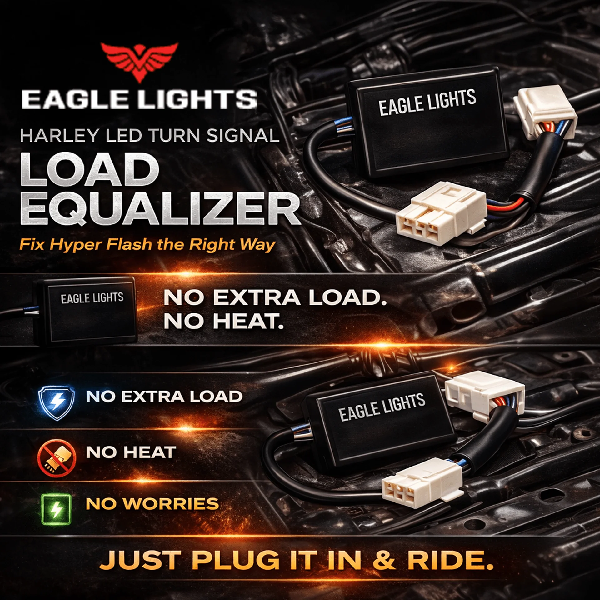 Eagle Equalizer Plug and Play Load Equalizer for Harley-Davidson® LED Turn Signals - Image 4