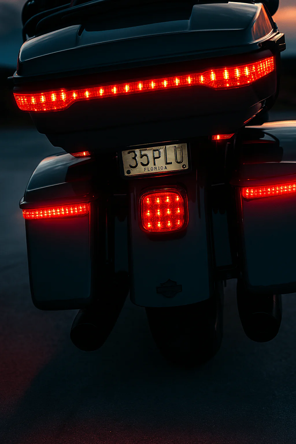 Eagle Lights Rear Layback LED Taillamp Replacement for Harley-Davidson® Motorcycles - Image 3