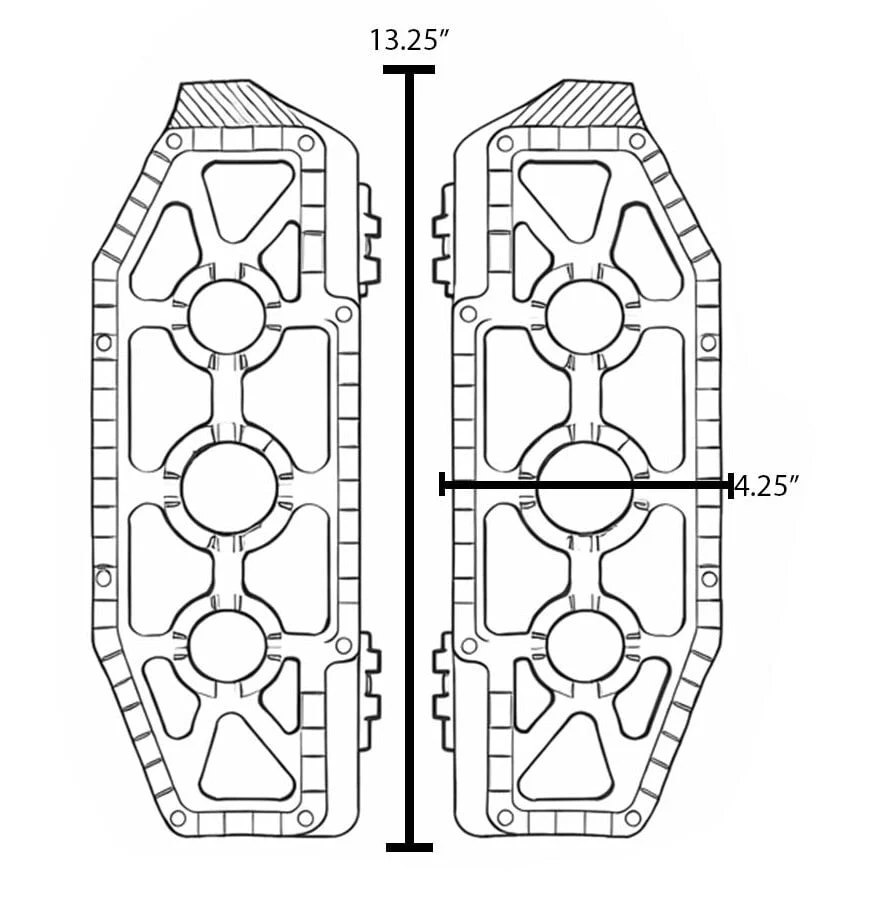 Eagle Lights REDLINE MX Driver Floorboards for 1986 - 2026 Harley-Davidson® Touring & Softail Models - Image 12
