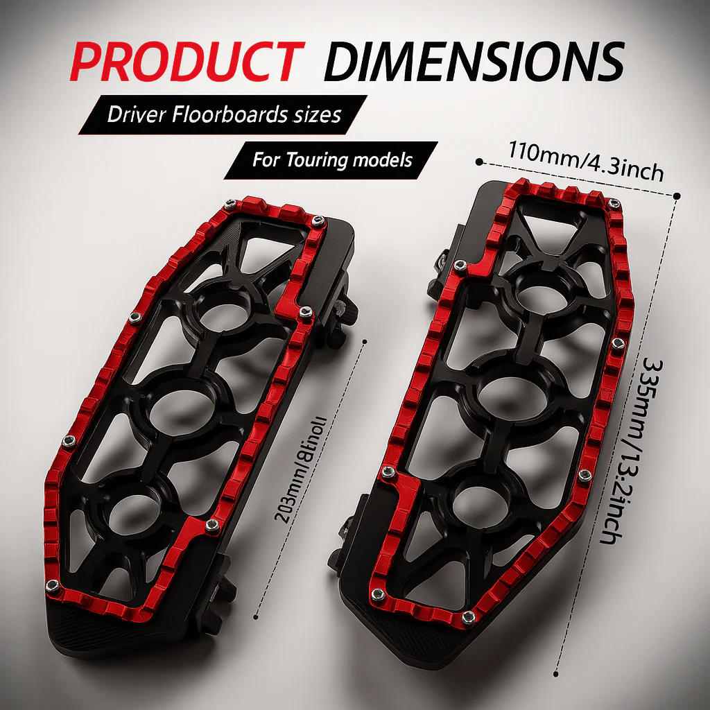 Eagle Lights REDLINE MX Floorboard and Pedal Kit for 2014 - 2026 Harley-Davidson® Touring Models - Image 4