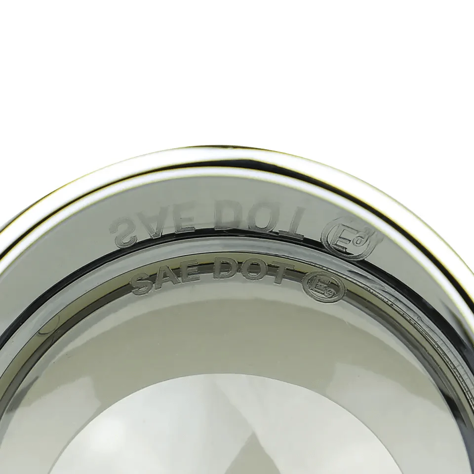 Eagle Lights Replacement Lenses with Visors for 2" Bullet Style Turn Signals - Smoked - Image 3