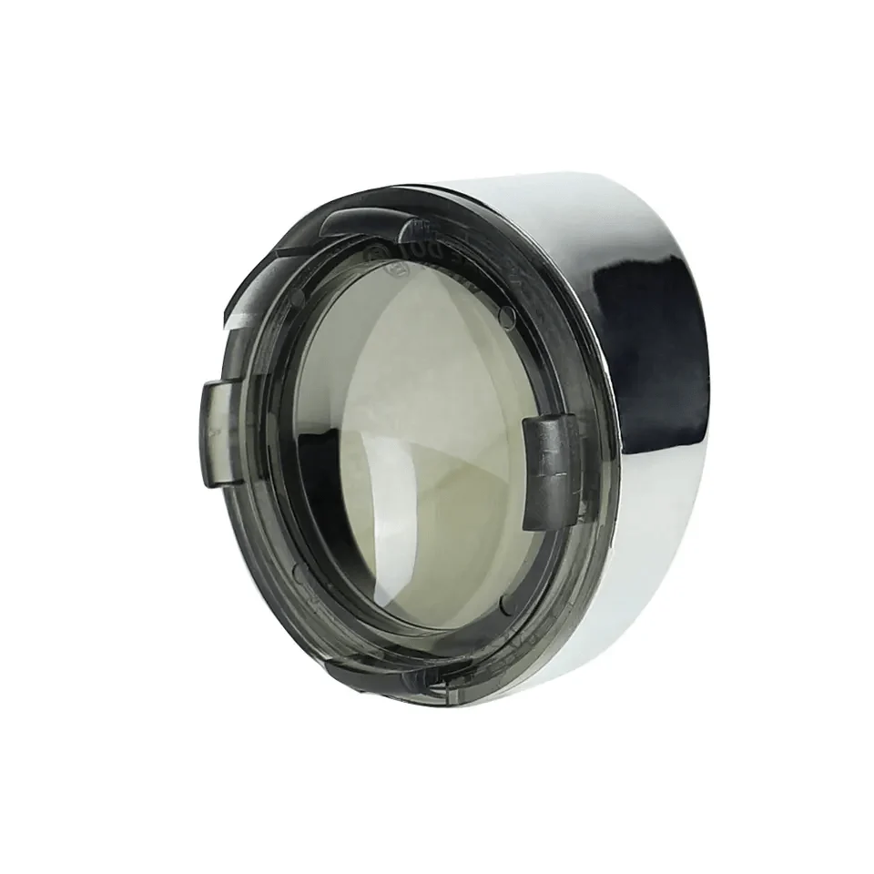 Eagle Lights Replacement Lenses with Visors for 2" Bullet Style Turn Signals - Smoked - Image 5