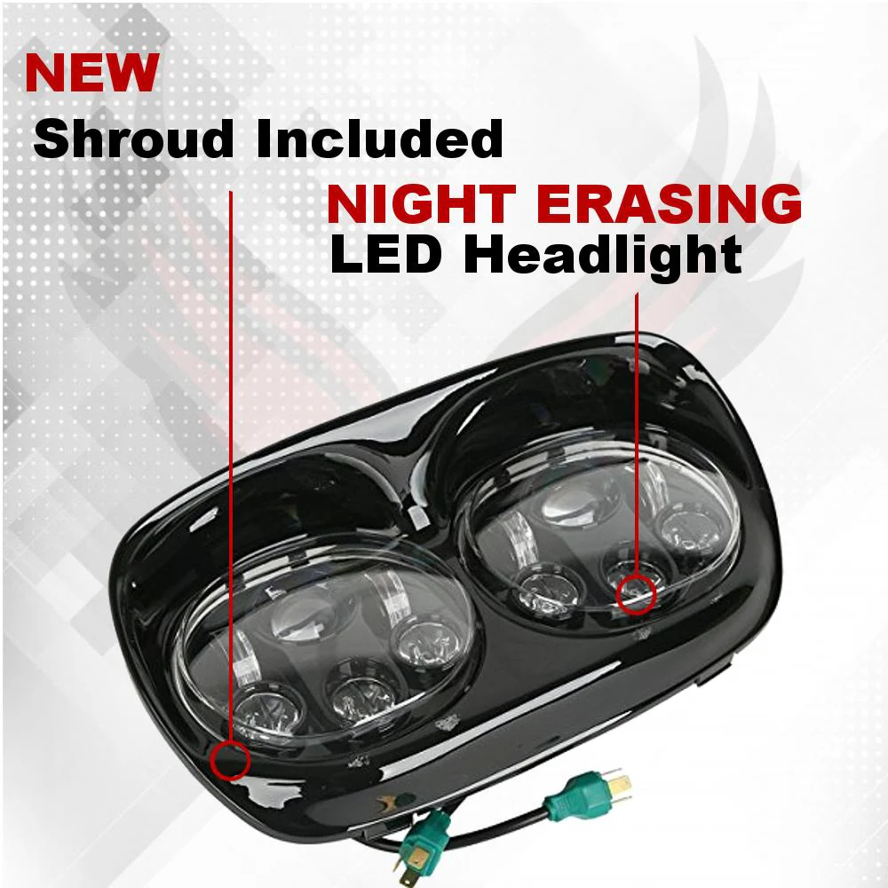 Eagle Lights Road Glide 1998 - 2013 LED Projection Headlight for Harley-Davidson® Road Glide - Image 9