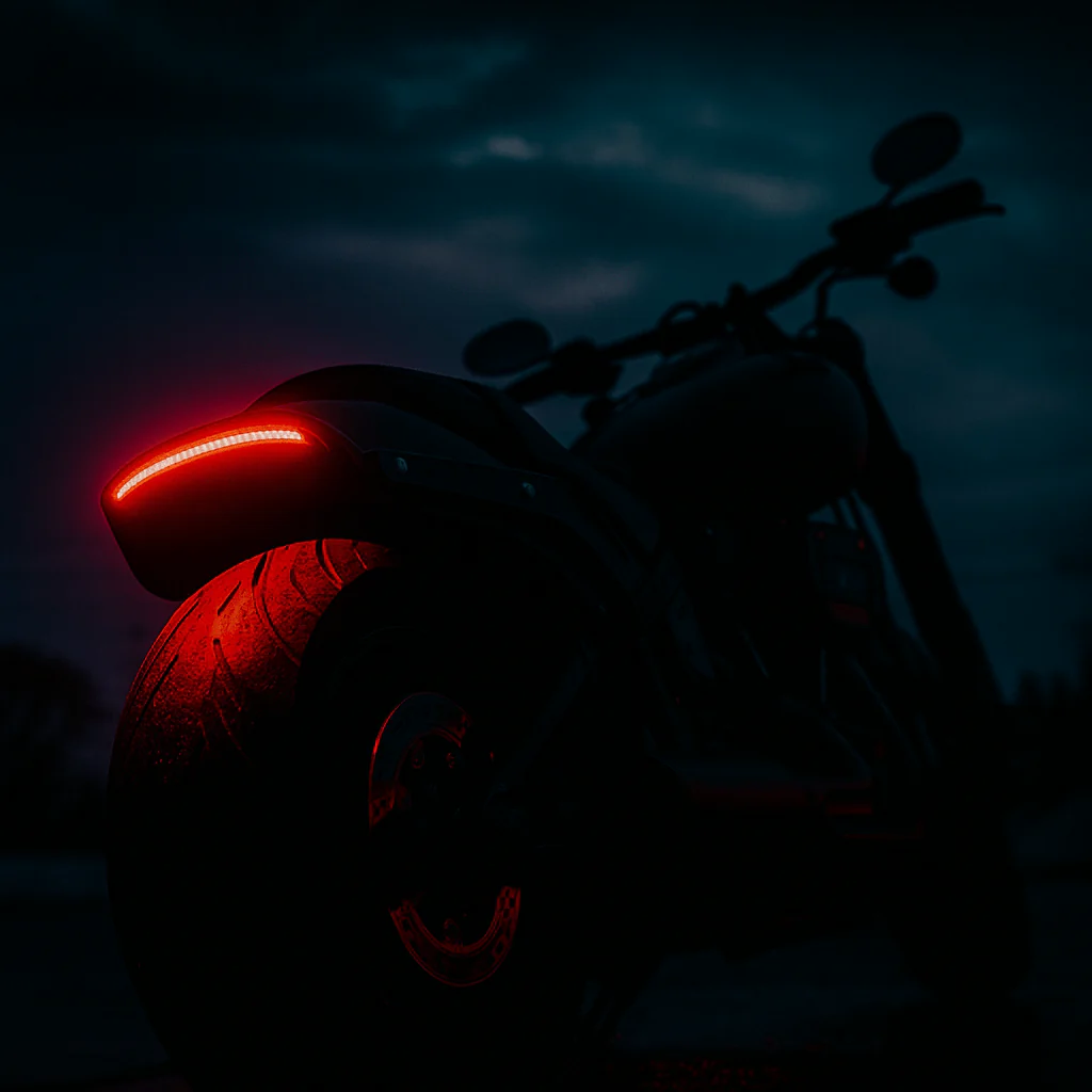 Eagle Lights SLIMLINE Auxiliary Run, Turn Signal and LED Brake Light for 2018+ Harley-Davidson® Fat Bob - Image 3