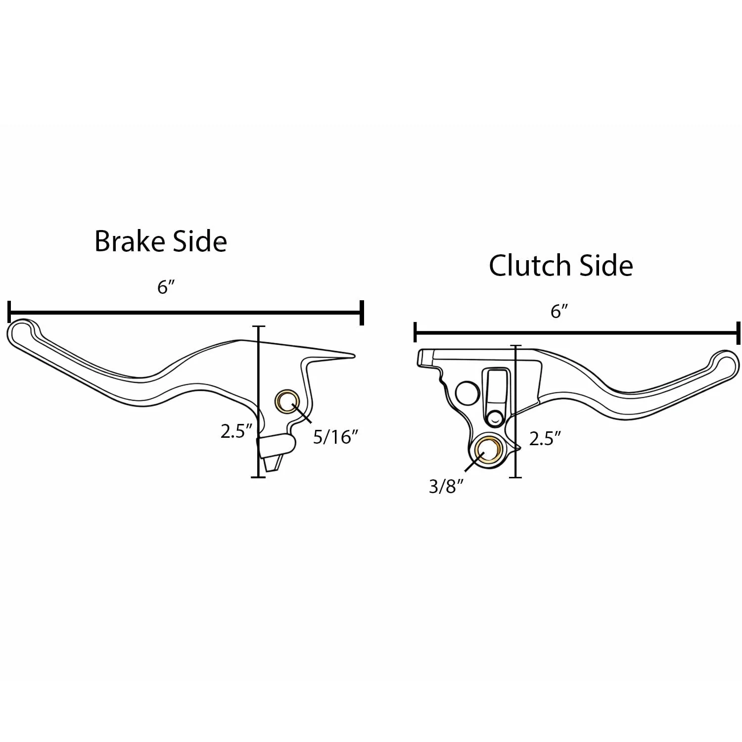 Eagle Lights SPEEDSHIFT Shorty Brake and Clutch Lever Set for 2018+ Harley-Davidson® Softail Models - Cable Clutch - Image 18