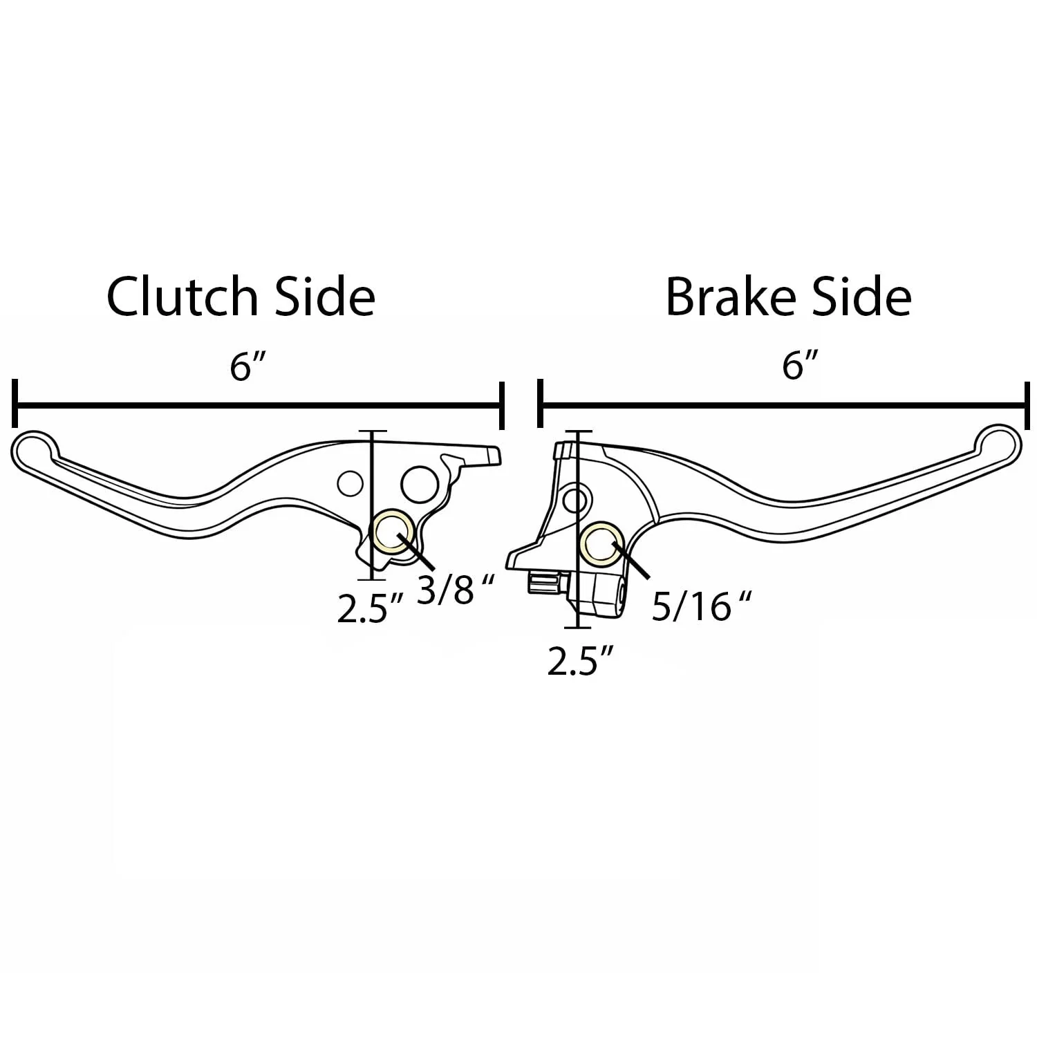 Eagle Lights SPEEDSHIFT Shorty Brake and Clutch Lever Set for 2008 - 2013 & 2021 - 2024 Harley-Davidson® Touring Models - Image 14