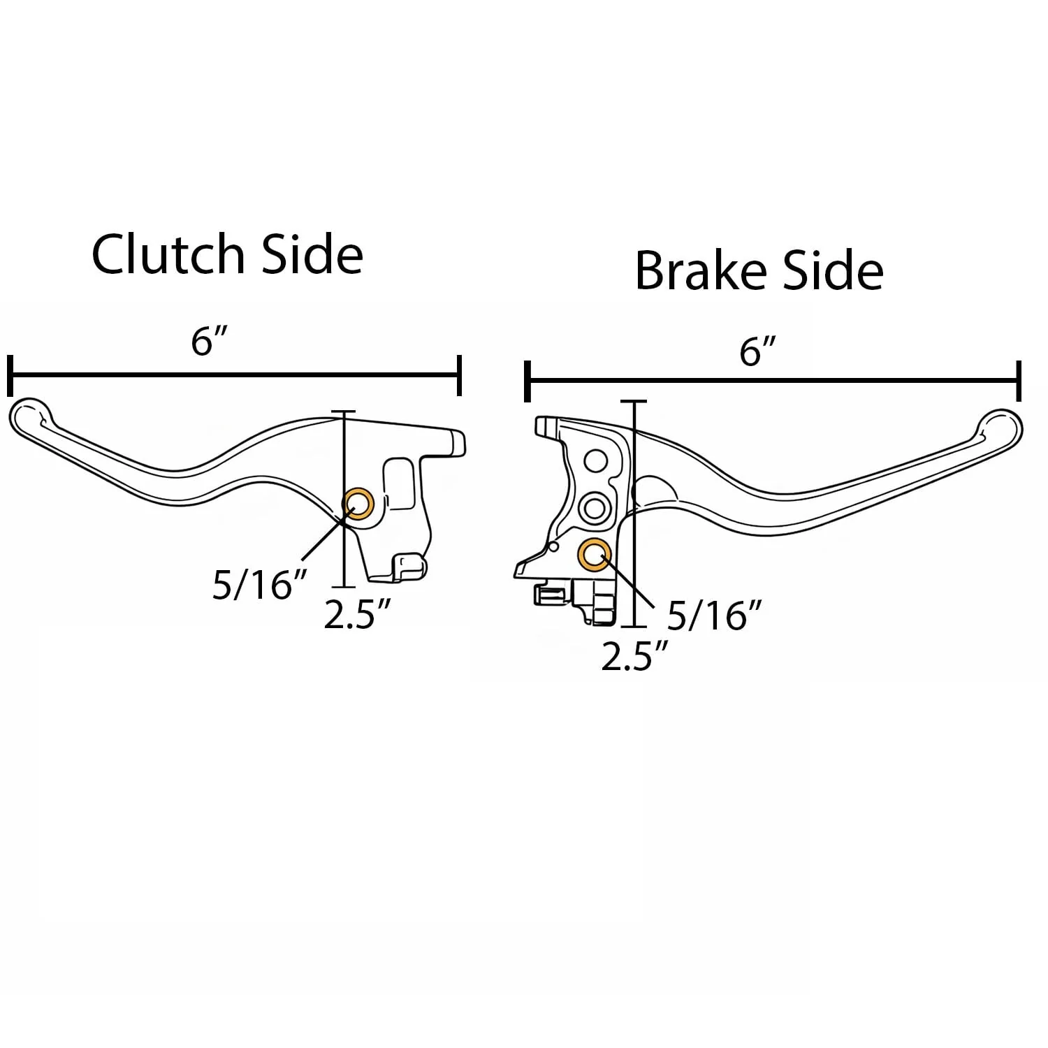 Eagle Lights SPEEDSHIFT Shorty Brake and Clutch Lever Set for 2017 - Current Harley-Davidson® Touring Models - Hydraulic Clutch - Image 12