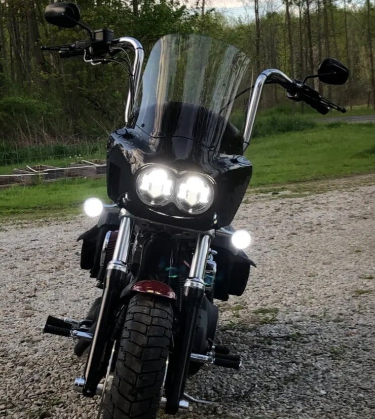 Eagle Lights Dual LED Headlight Kit for 2008 - 2017 Harley-Davidson® Fat Bob Models - Image 6