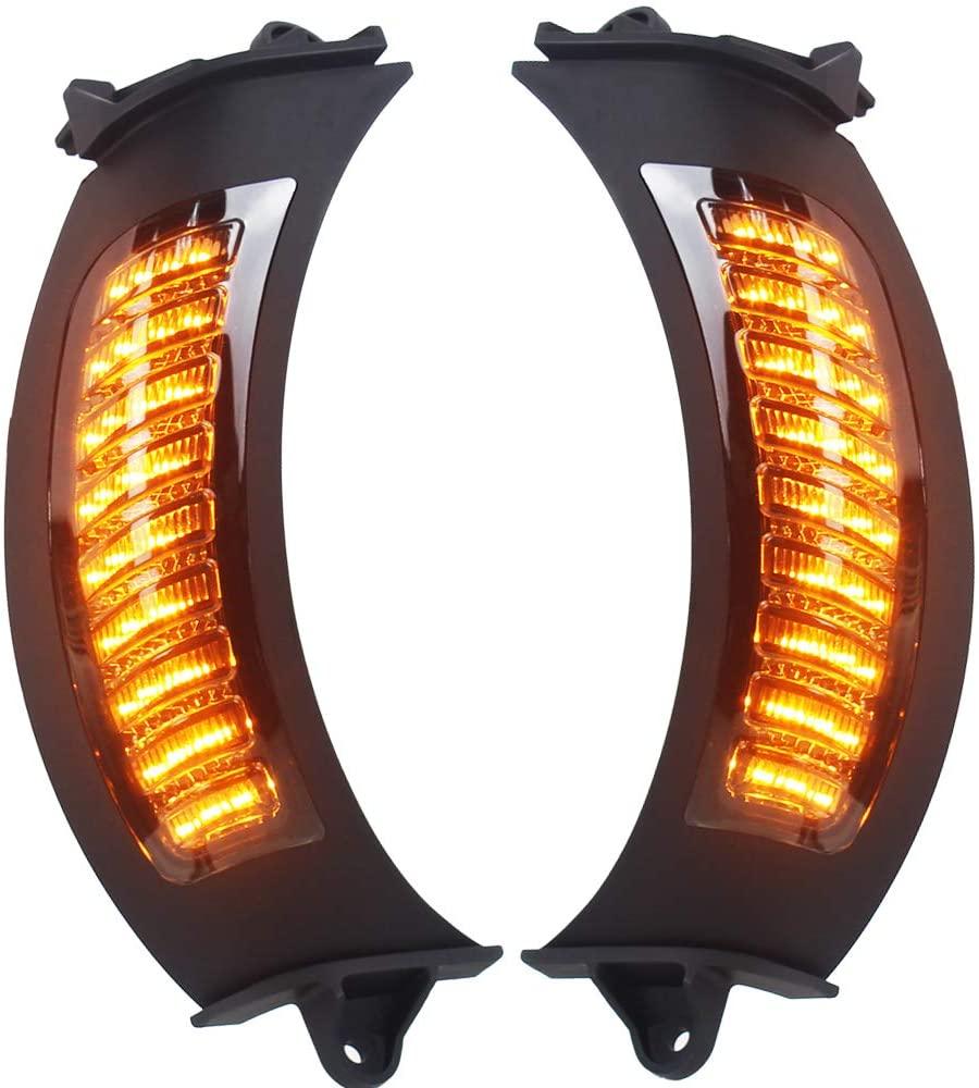 Eagle Lights Vent Insert Midnight Edition LED Running Lights and Turn Signals for Harley-Davidson® Road Glide Motorcycles - Image 6