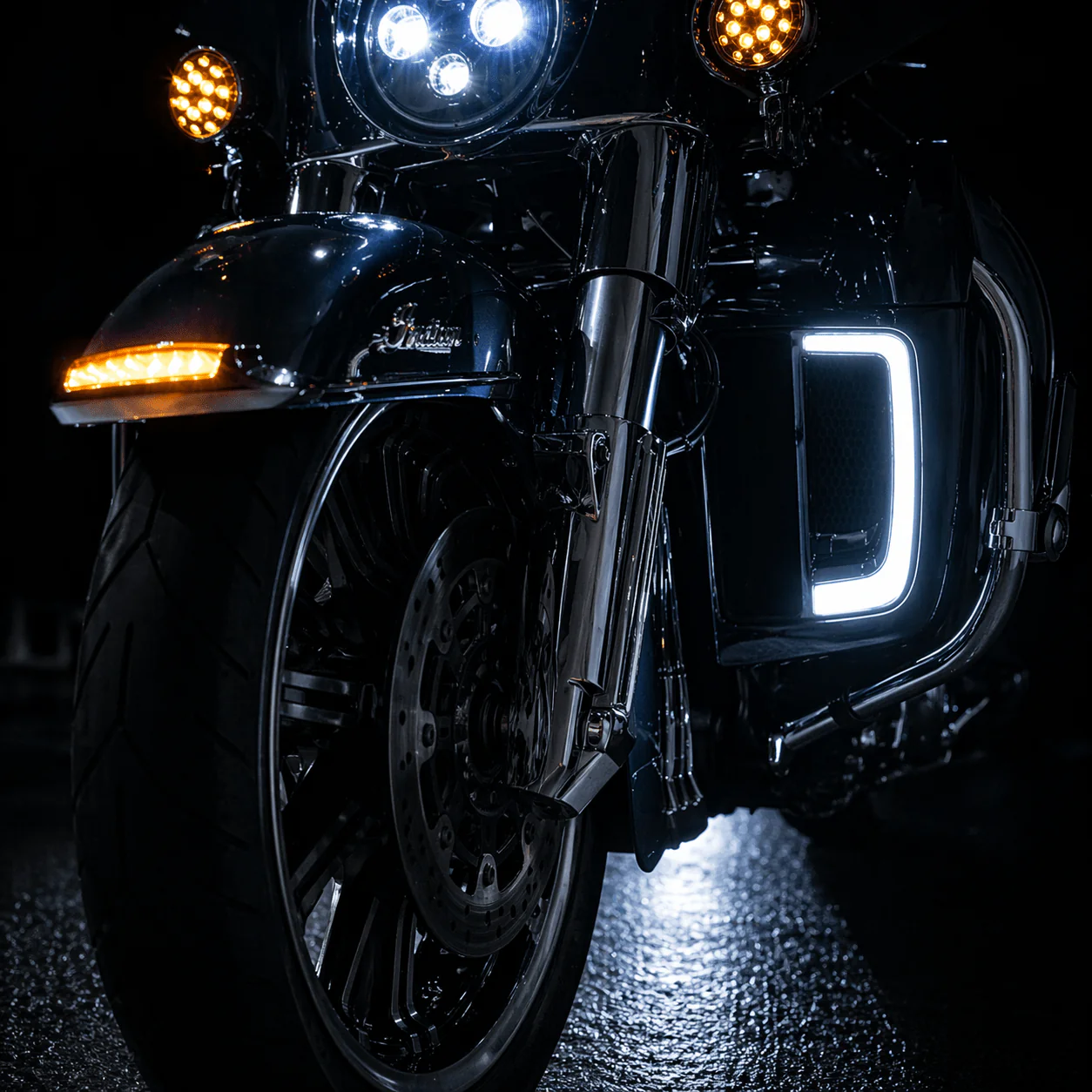 Eagle Lights SUNBURST Lower Fairing Grill LED Lights for Harley-Davidson® Motorcycles - Image 2