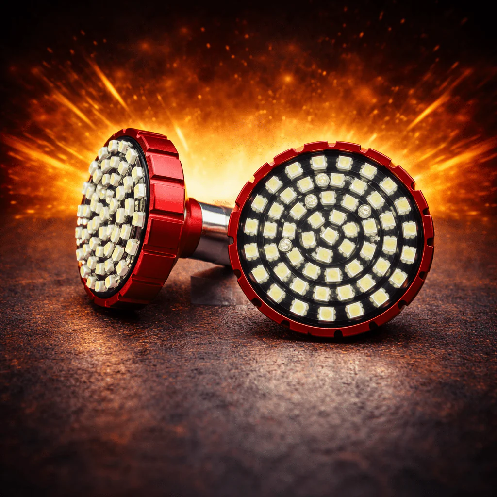 Eagle Lights SUNFLARE 2"  Switchback Front LED Turn Signals For Harley-Davidson® and Yamaha Models - Image 3