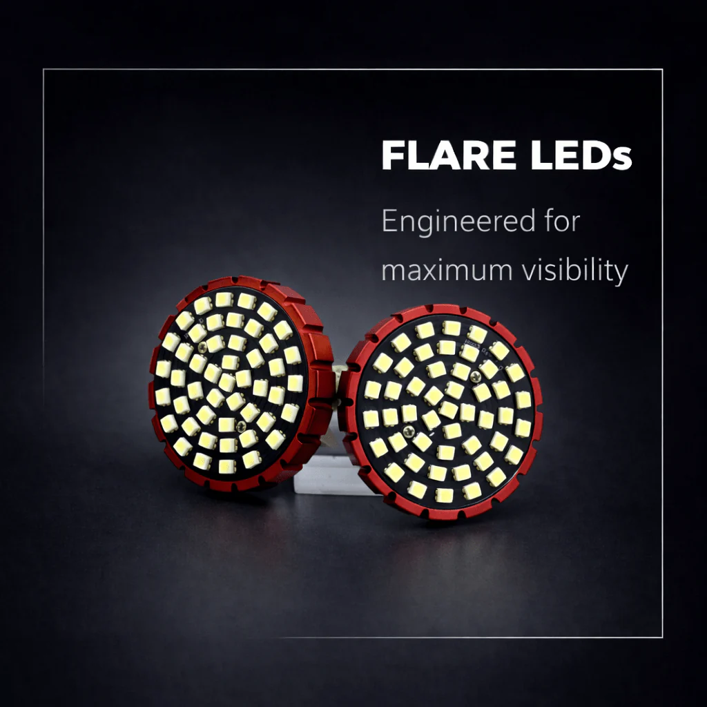 Eagle Lights SUNFLARE 2"  Switchback Front LED Turn Signals For Harley-Davidson® and Yamaha Models - Image 4