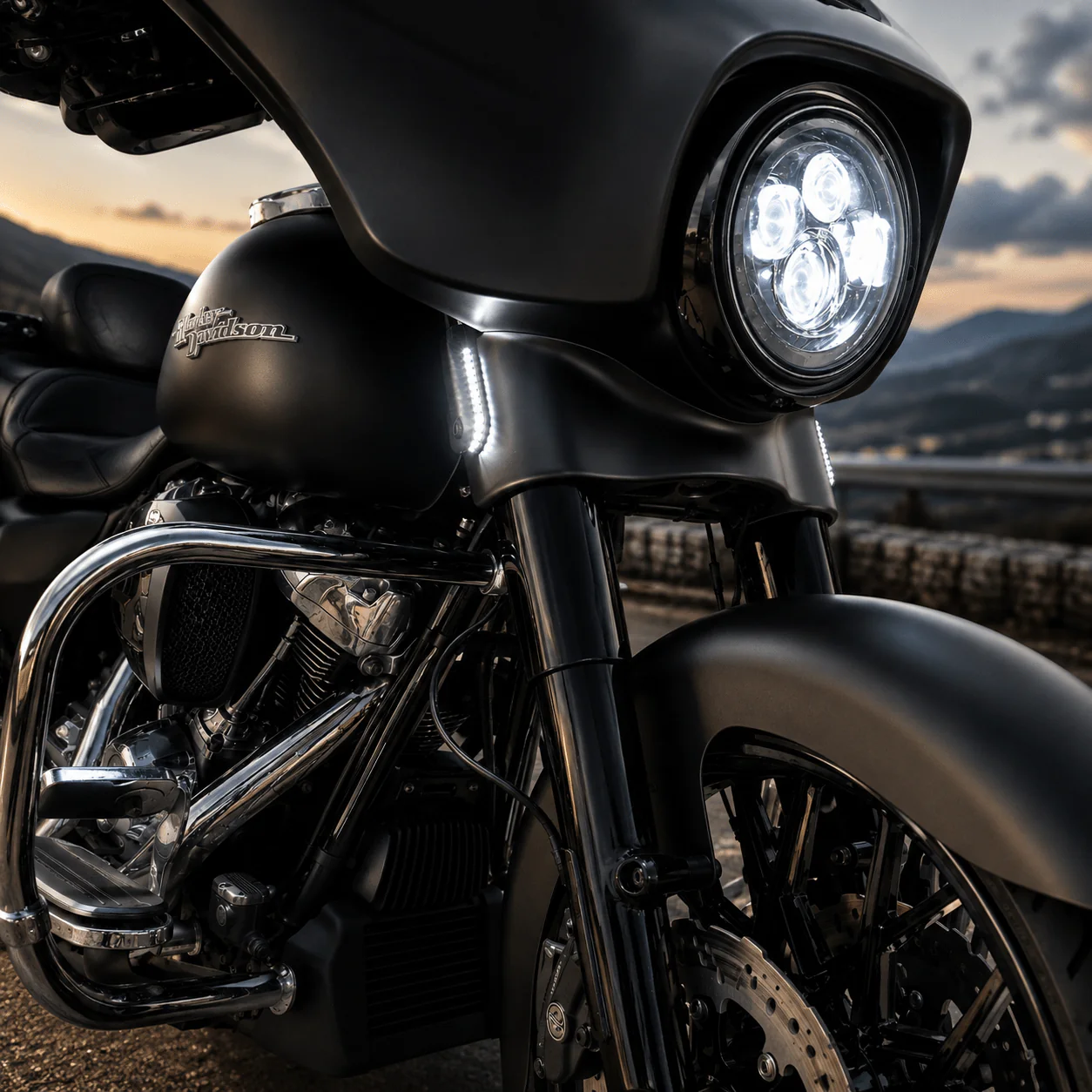Eagle Lights SWITCHBLADE Low Profile Fork LED Turn Signal and Running Lights for 2006 - 2023 Harley-Davidson® Models - Image 2