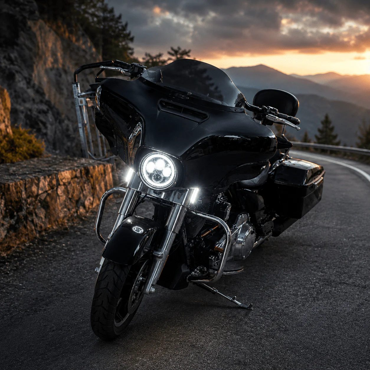 Eagle Lights SWITCHBLADE Low Profile Fork LED Turn Signal and Running Lights for 2006 - 2023 Harley-Davidson® Models - Image 6