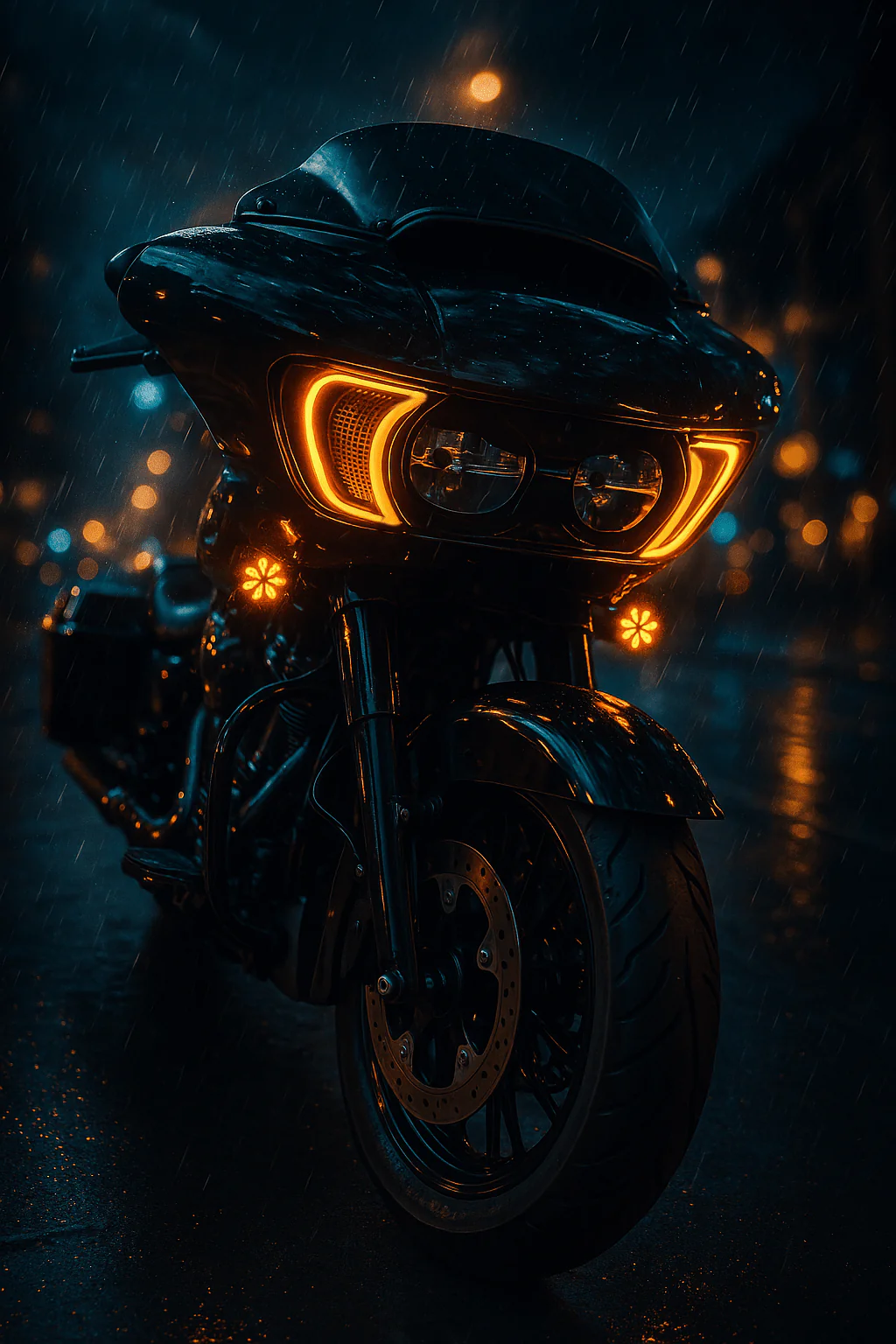 Eagle Lights Vent Insert HALOS LED Running Lights and Turn Signals for Harley-Davidson® Road Glide Motorcycles - Image 4
