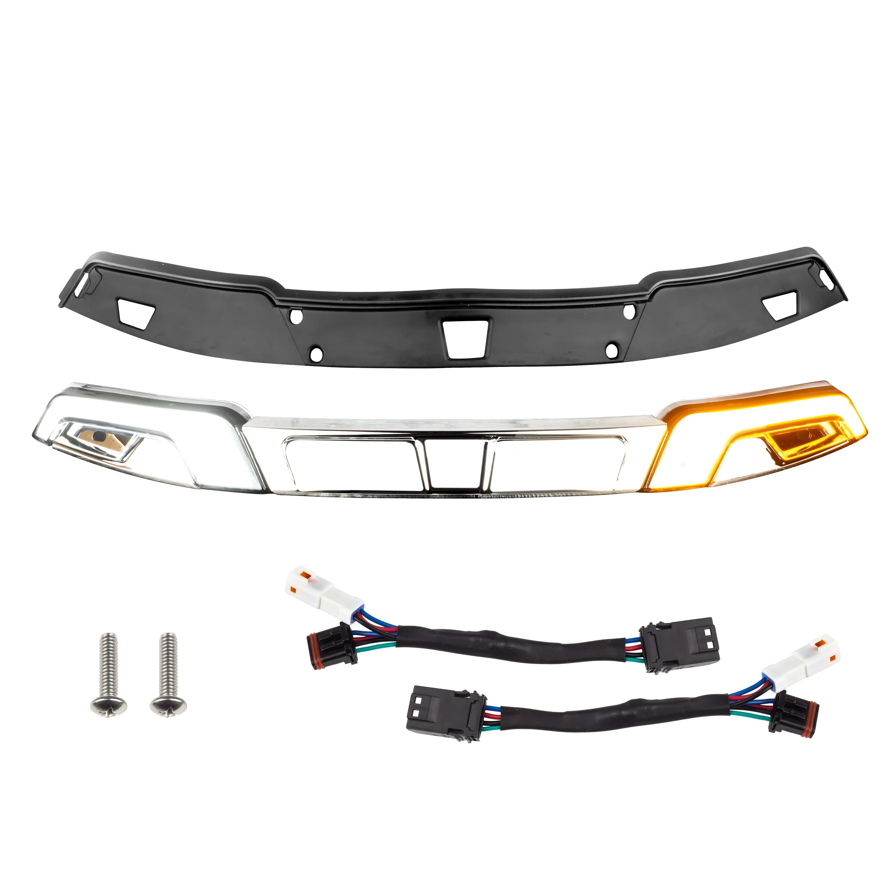 Eagle Lights HALOS LED Windshield Trim with White Running Lights & Amber Turn Signals for Harley-Davidson® Batwing Fairings, 2014 - Current Street Glide & Electra Glide models - Image 11