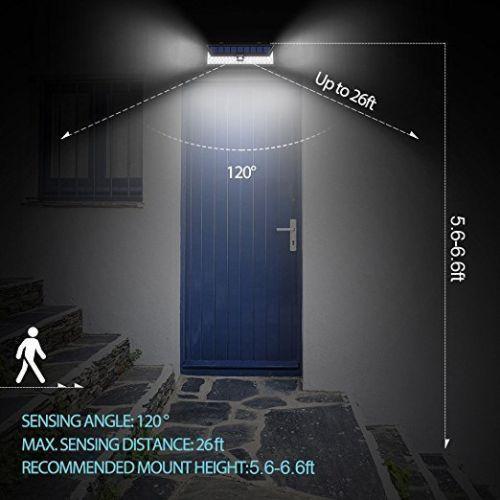 Eagle Lights 54-LED Solar Power Motion Sensor Outdoor Light - Security, Garden and Patio Lamp - Image 3