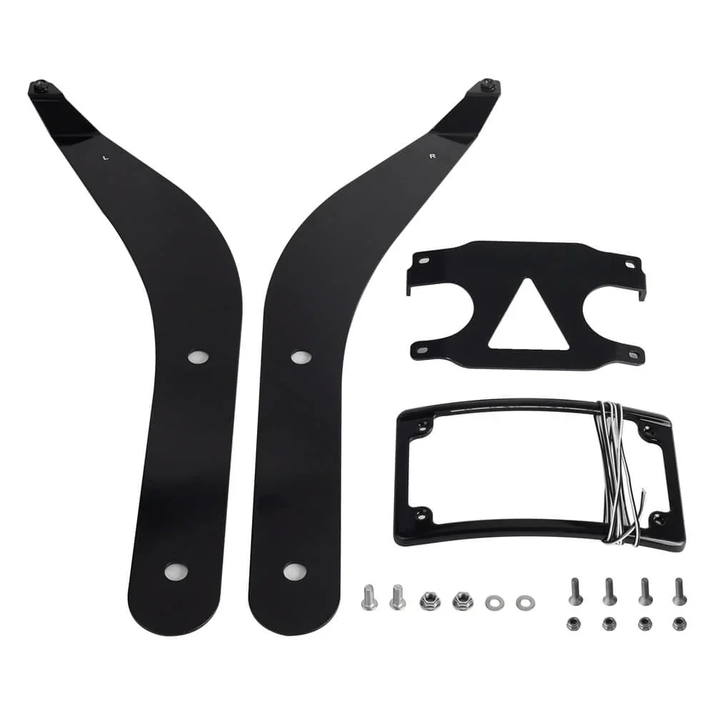 Eagle Lights Curved Laydown License Plate Mount Relocation Bracket for Harley-Davidson® Low Rider S / ST / El Diablo - Image 3