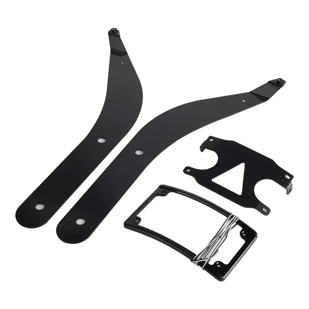 Eagle Lights Curved Laydown License Plate Mount Relocation Bracket for Harley-Davidson® Low Rider S / ST / El Diablo - Image 5