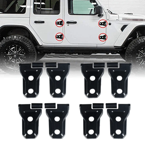 Hinge Cover Set for 2018 - Current Jeep Wrangler JL Models (8 Pieces) - Image 4