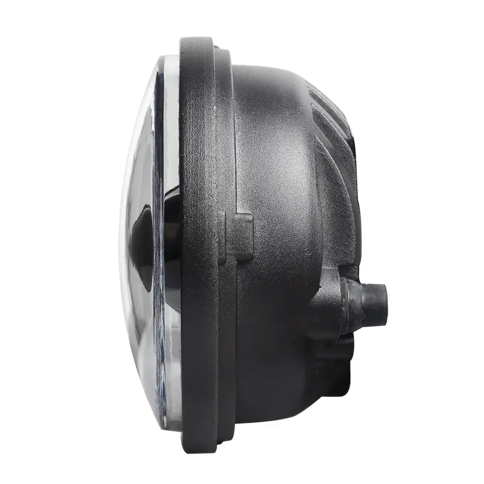 Eagle Lights 7" LED Headlight and 4.5" LED Passing Light Kit with Halo Rings for Harley-Davidson® and Indian® Motorcycles - Generation I / Black - Image 14