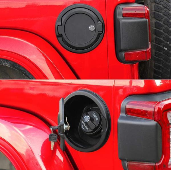 Locking Fuel Gas Door for 2018 - Current Jeep Wrangler JL