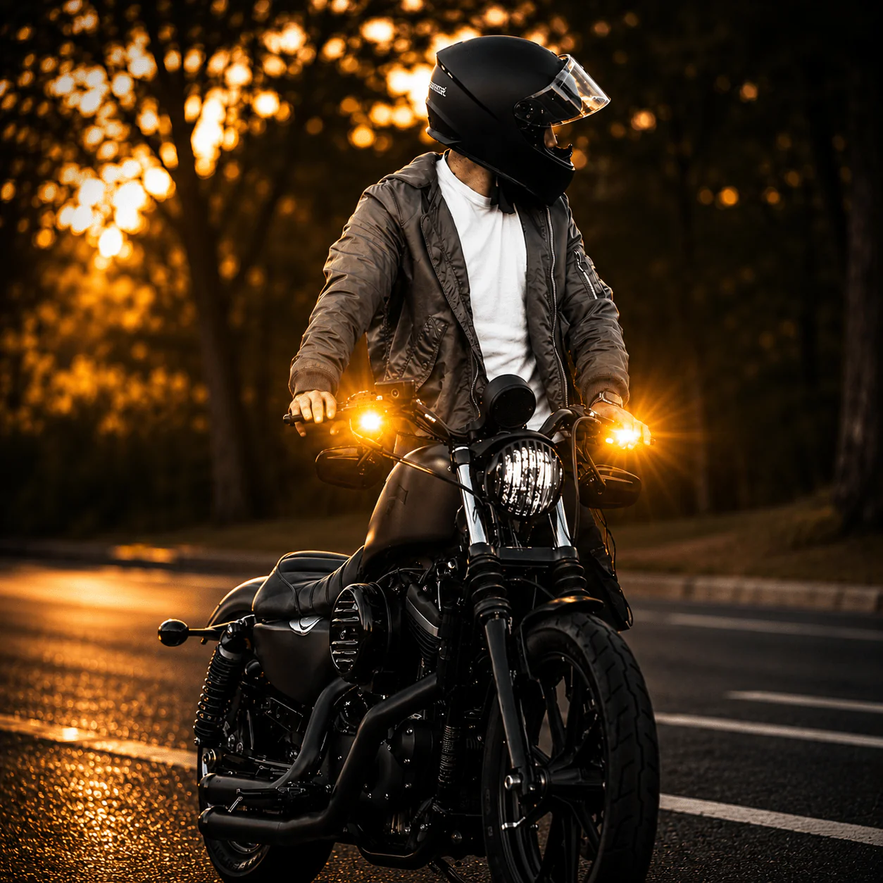 Eagle Lights SLIM LINE Front LED Turn Signals for Harley-Davidson®, Honda, Yamaha and Triumph Motorcycles - Image 3